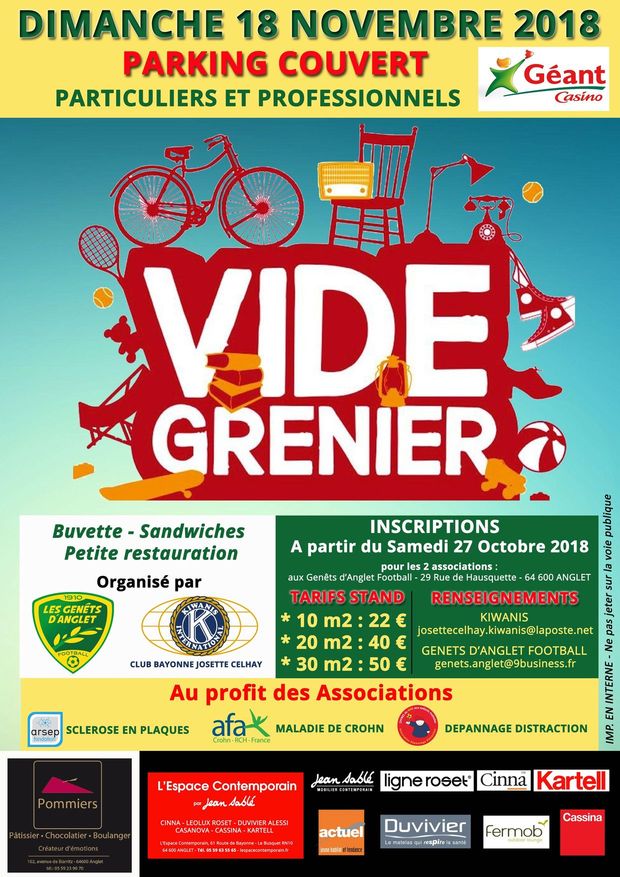 VIDE GRENIER - PARKING GEANT CASINO