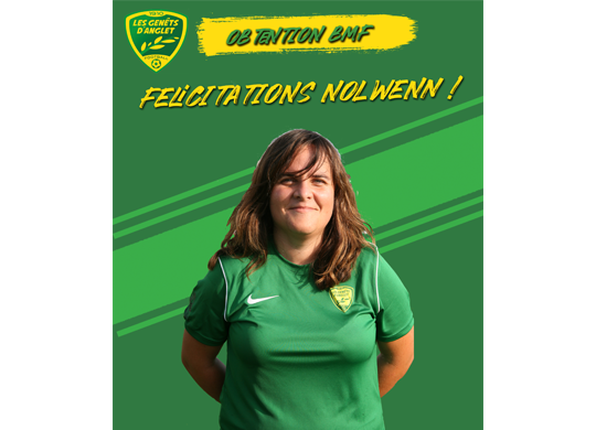 FELICITATIONS NOLWENN !!!