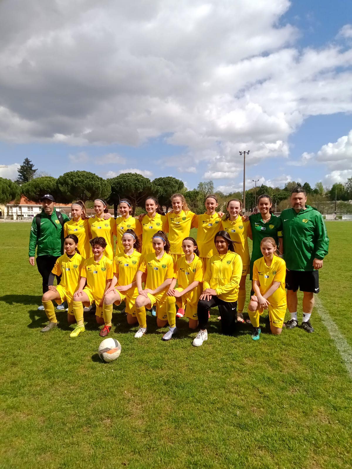 FIN DE CHAMPIONNAT POUR LES U15 FEMININES