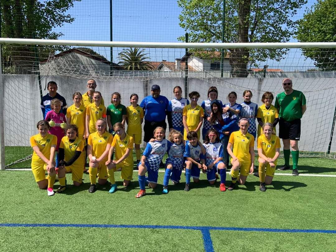 Moments de convivialité et de foot pour nos U13 Féminines avec les filles de Quand Même Orleix