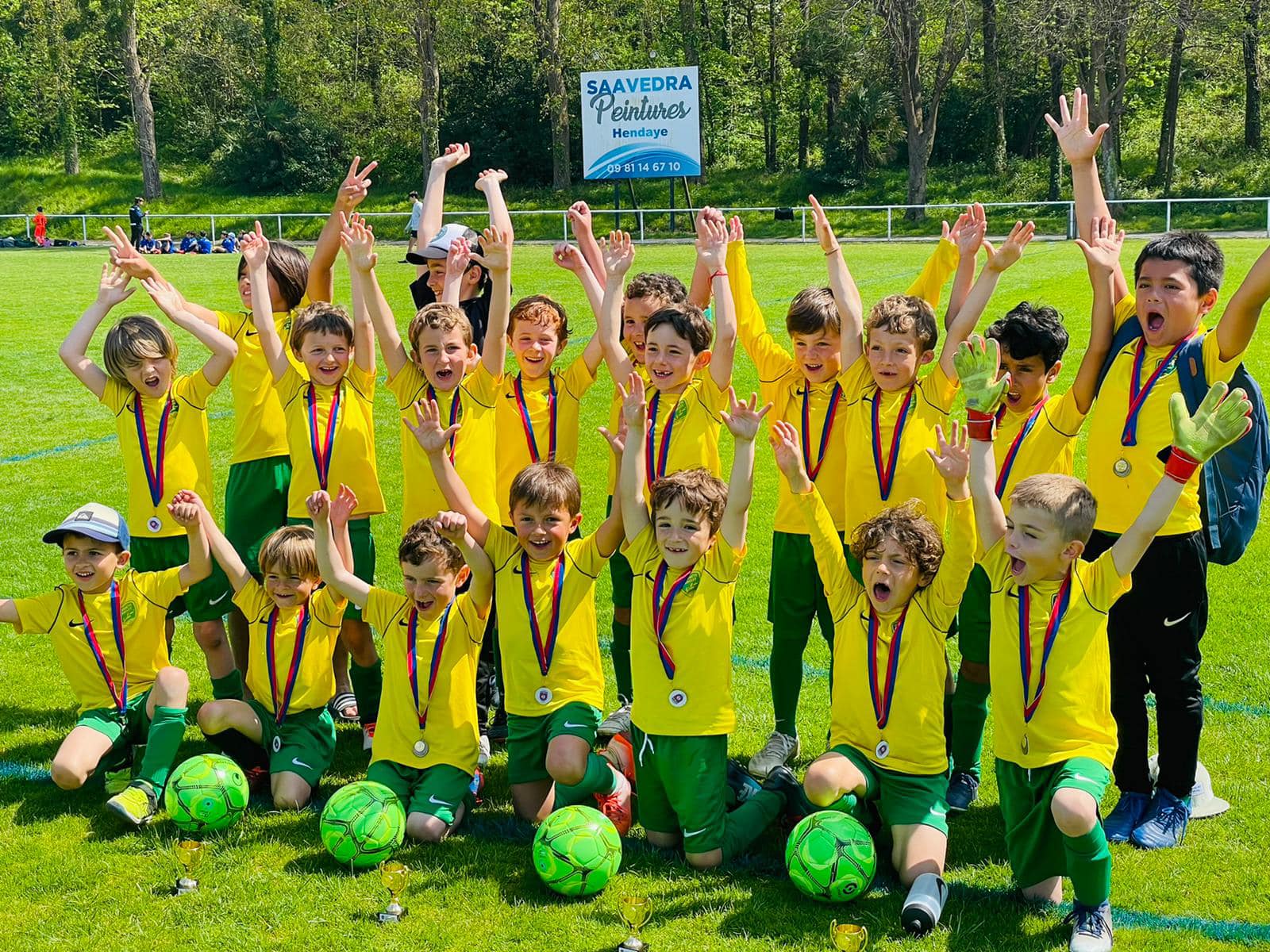 Nos U7 au Tournoi des Eglantins d'Hendaye