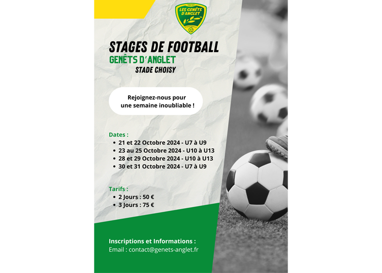 STAGE DE FOOT