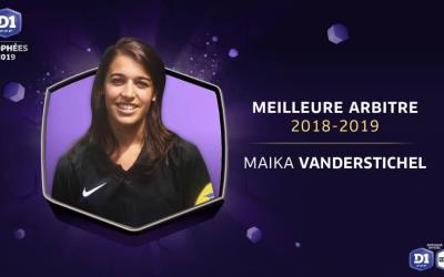 MAIKA MEILLEURE ARBITRE DE DIVISION 1 FEMININE