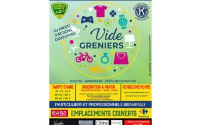 VIDE GRENIER PARKING COUVERT CENTRE COMMERCIAL BAB 2