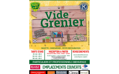 VIDE GRENIER - PARKING COUVERT CENTRE COMMERCIAL BAB 2